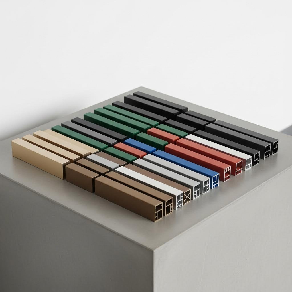 surface finishing options including anodizing and powder coating for aluminum profiles