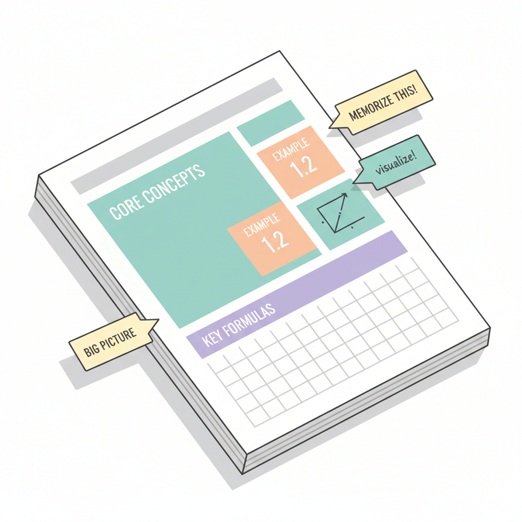 using color coding with highlighters and sticky notes to improve study habits