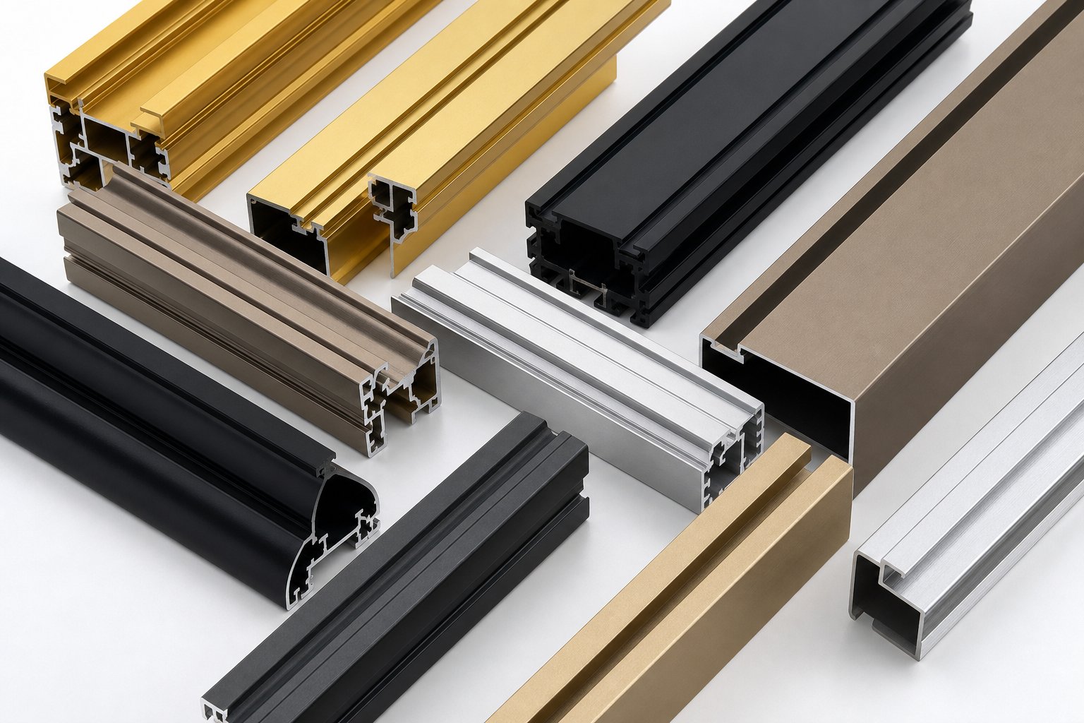 anodizing and coating options transform aluminum extrusions with durable colors and protective finishes