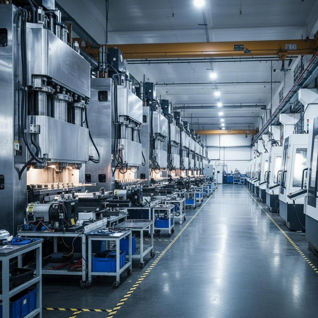 integrated manufacturing facilities combine extrusion presses with machining and finishing capabilities