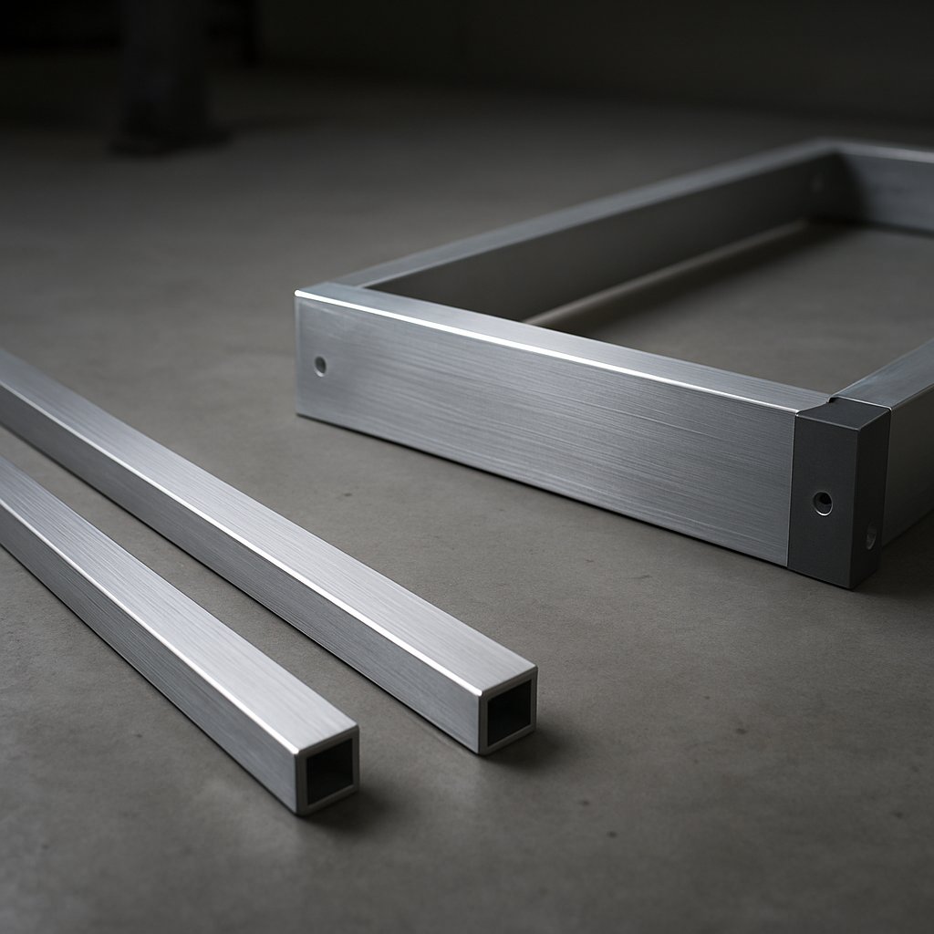 aluminium frame profiles with lighter and deeper section concepts for span and stiffness planning