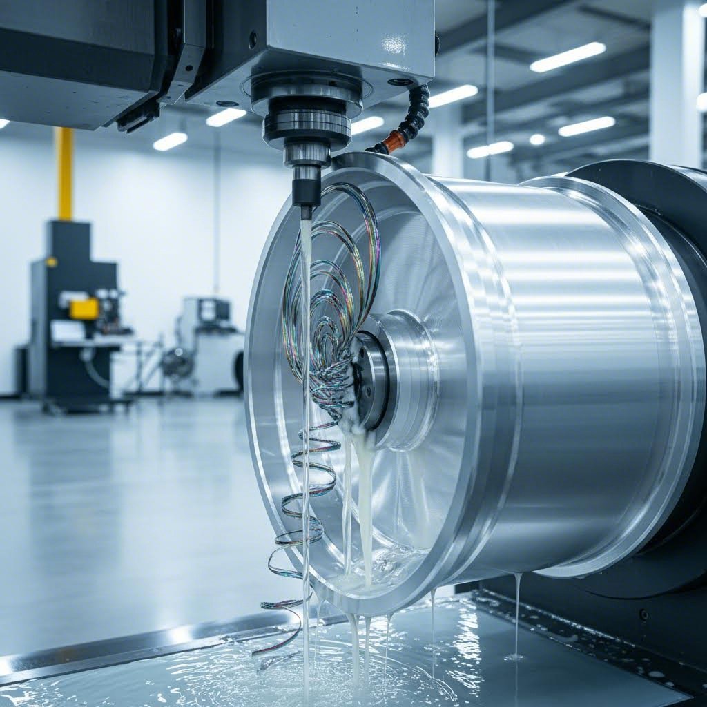 precision cnc machining process used in quality forged wheel barrel manufacturing