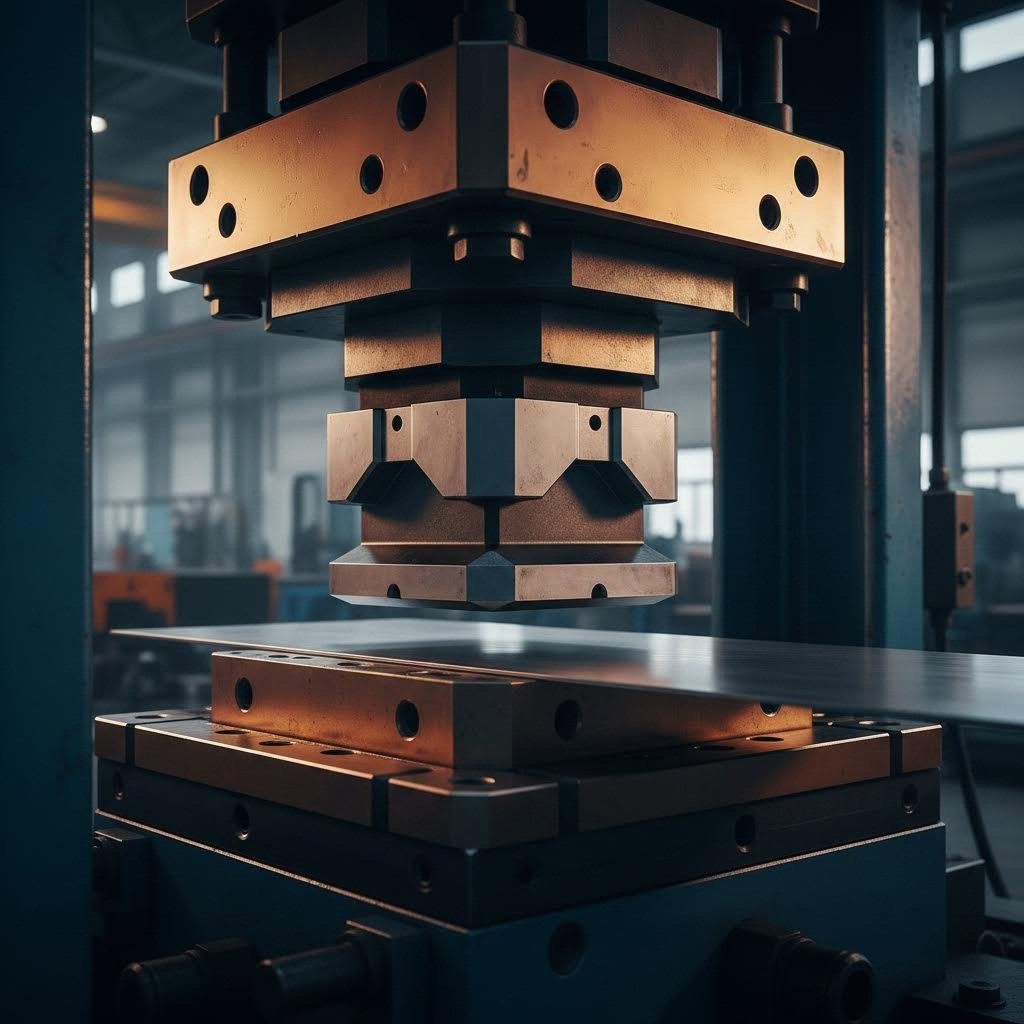 precision sheet metal forming die transforming flat stock into complex components