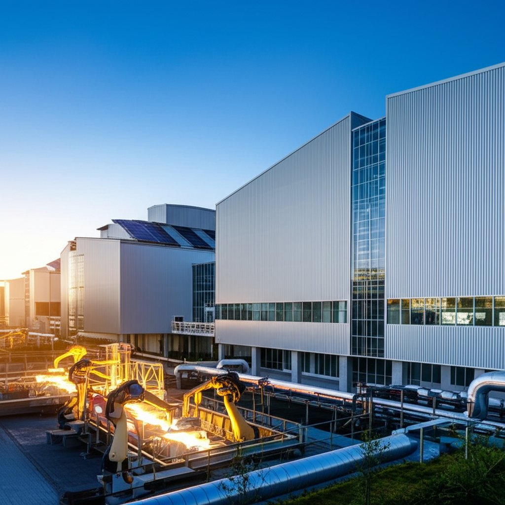 aluminum facility demonstrating adaptability and sustainable growth strategies