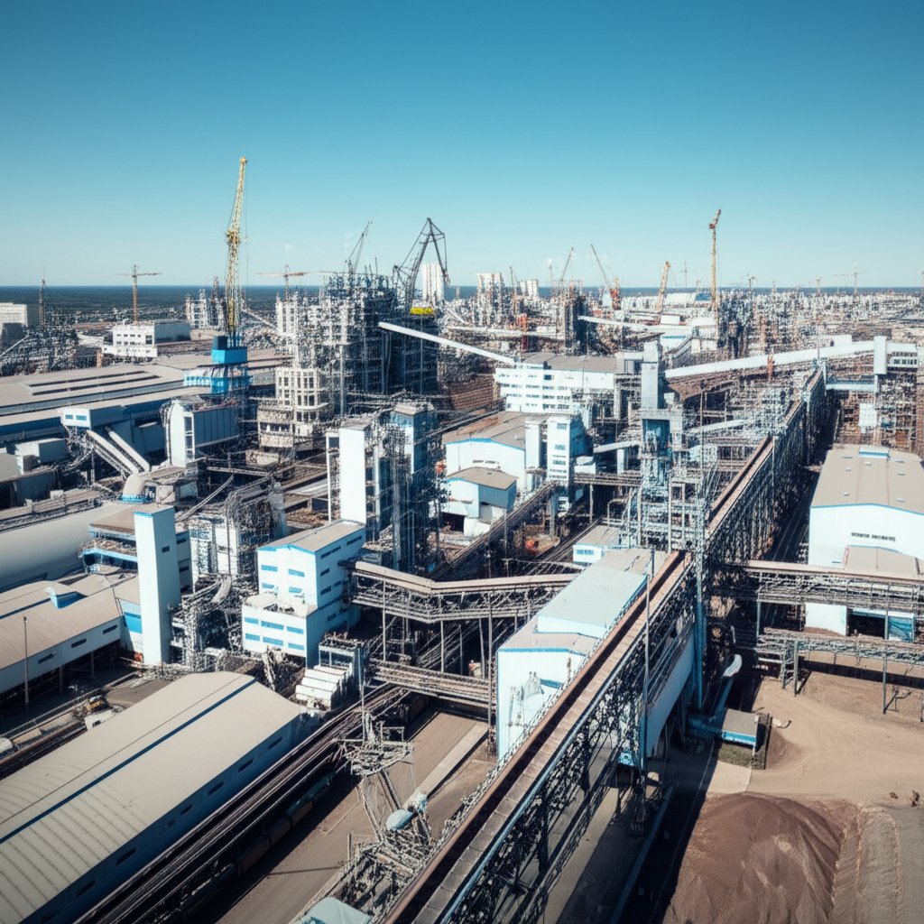 integrated aluminum production facilities highlighting anhui's complete value chain