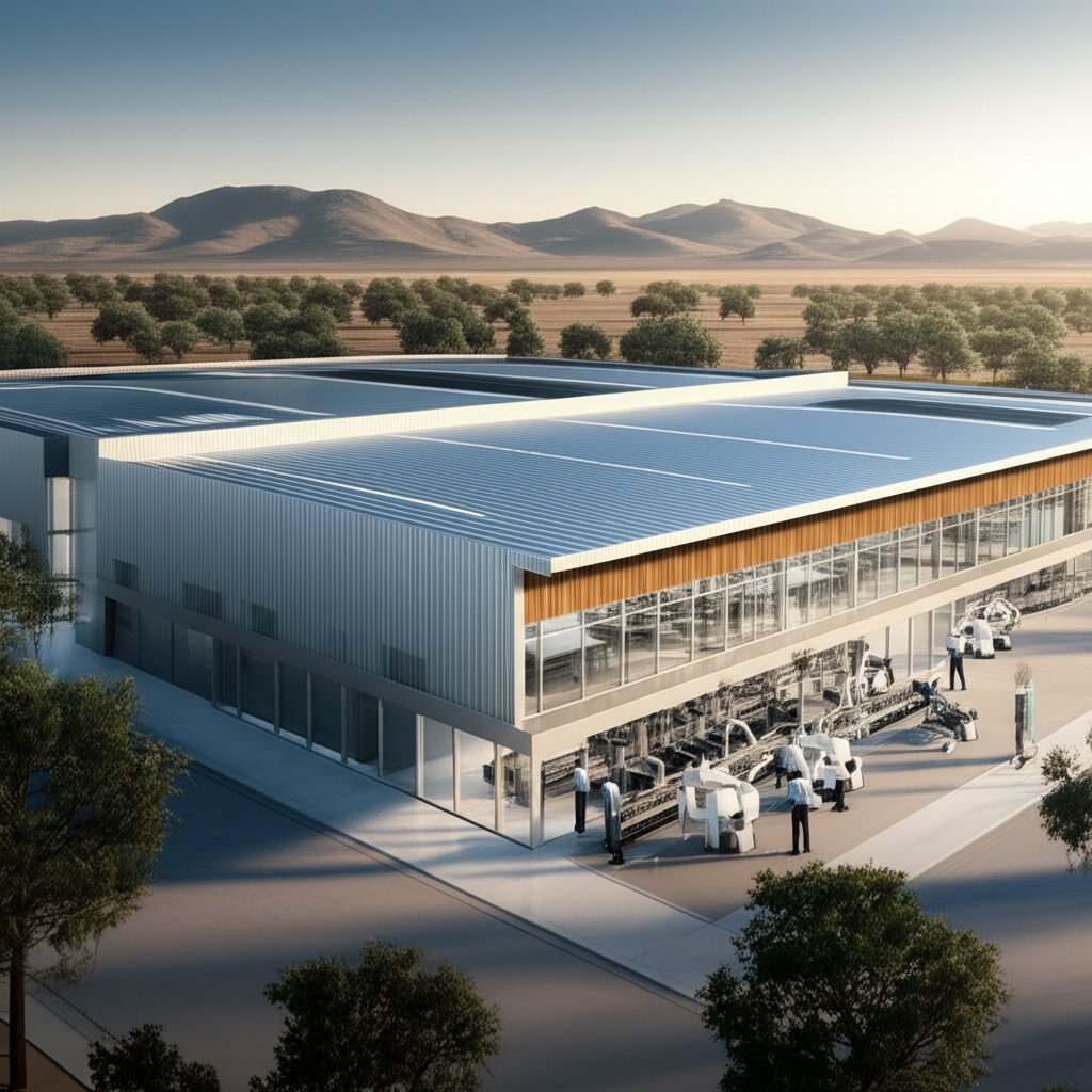 modern aluminum manufacturing facility representing anhui aluminium corporation's innovation and scale