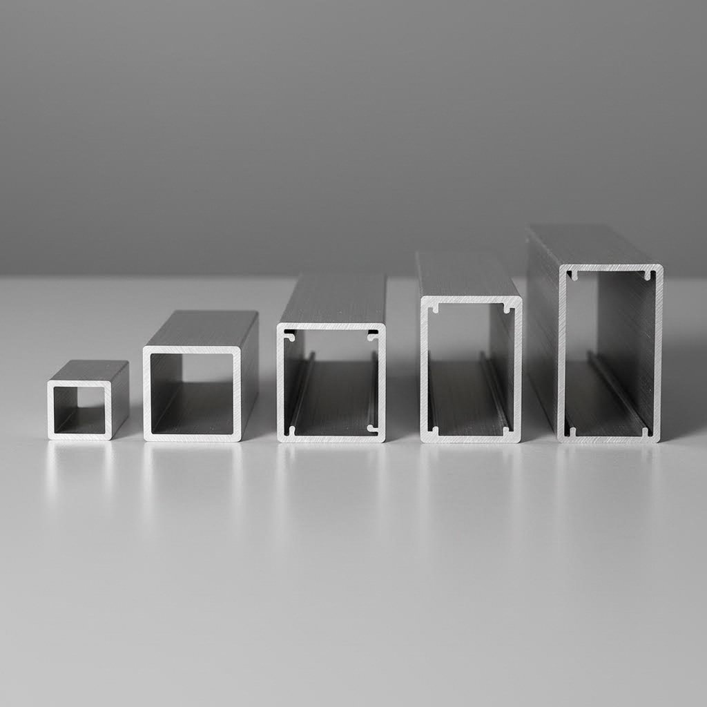 various aluminum extrusion profile sizes compared for project planning
