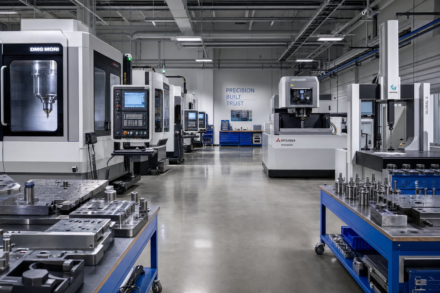 full service stamping die facility with cnc machining wire edm and cmm inspection capabilities under one roof