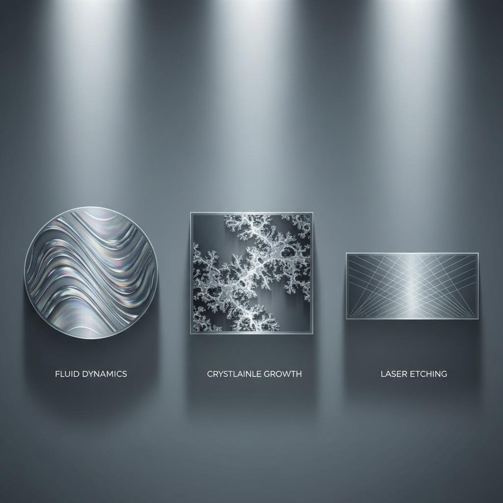 comparison of grain patterns in forged cast and machined metal components