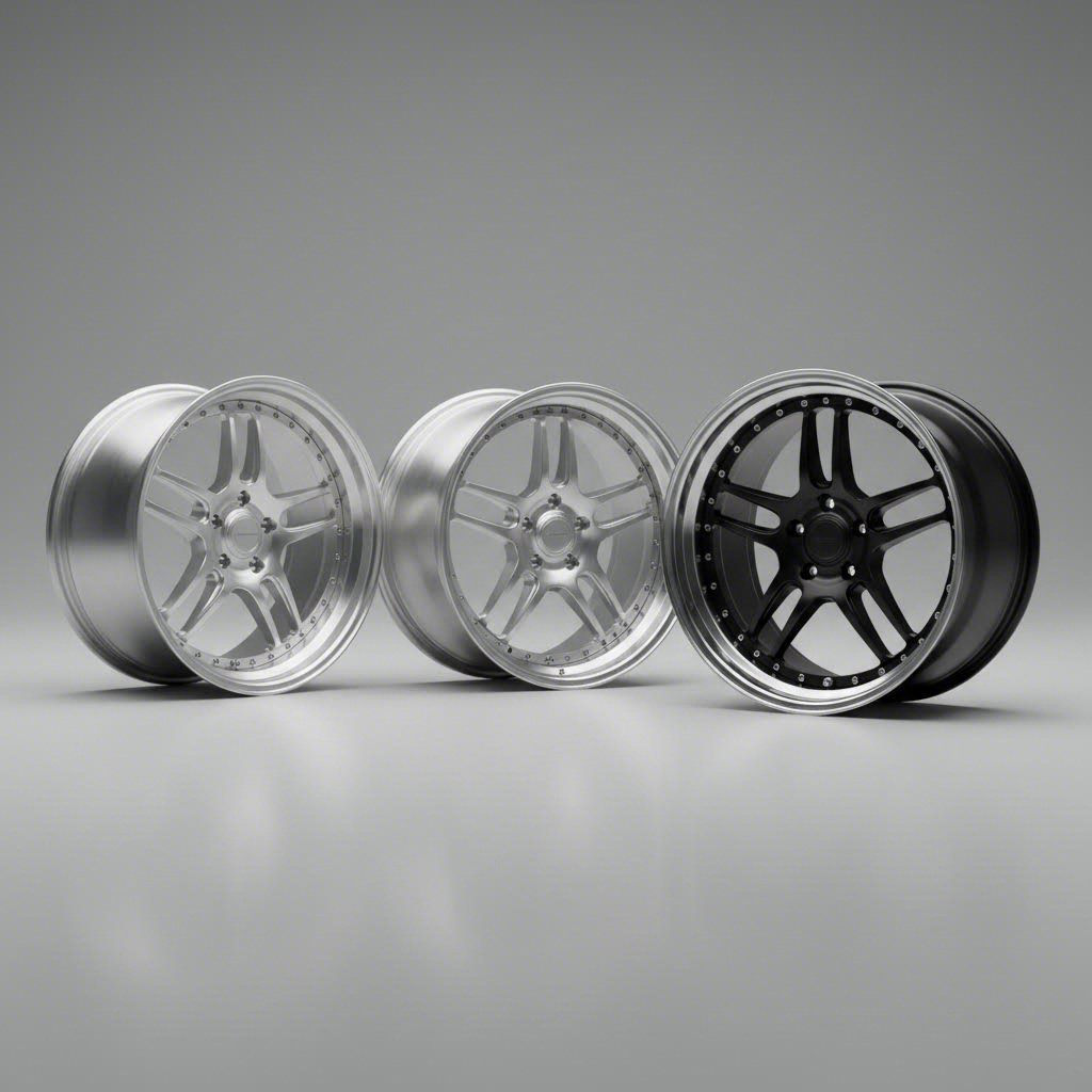 monoblock two piece and three piece forged wheel constructions offer different advantages