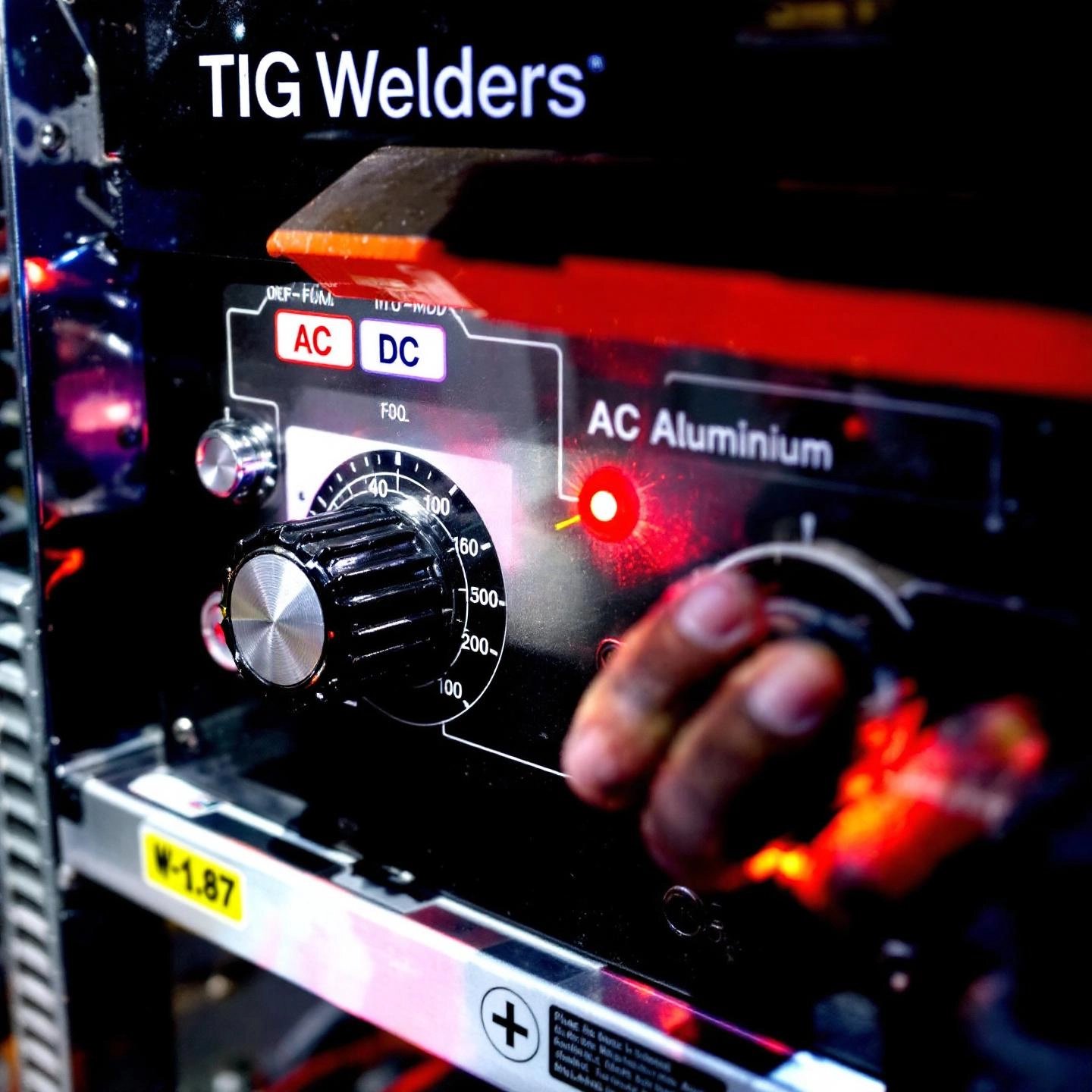 ac dc controls on a tig welder enable optimal aluminum welding performance