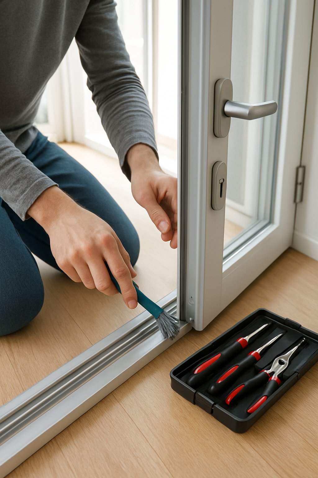 routine care helps extend aluminium door hardware service life