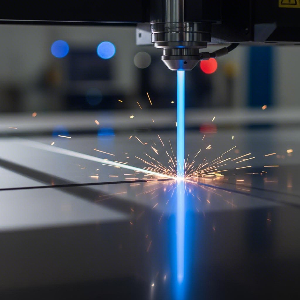 assist gas flow during laser cutting creates clean oxide free metal edges
