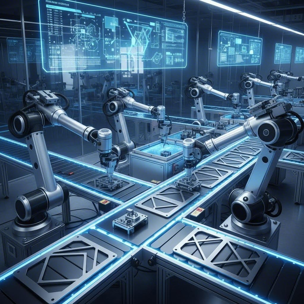 integrated manufacturing workflow connects laser cutting with forming and assembly