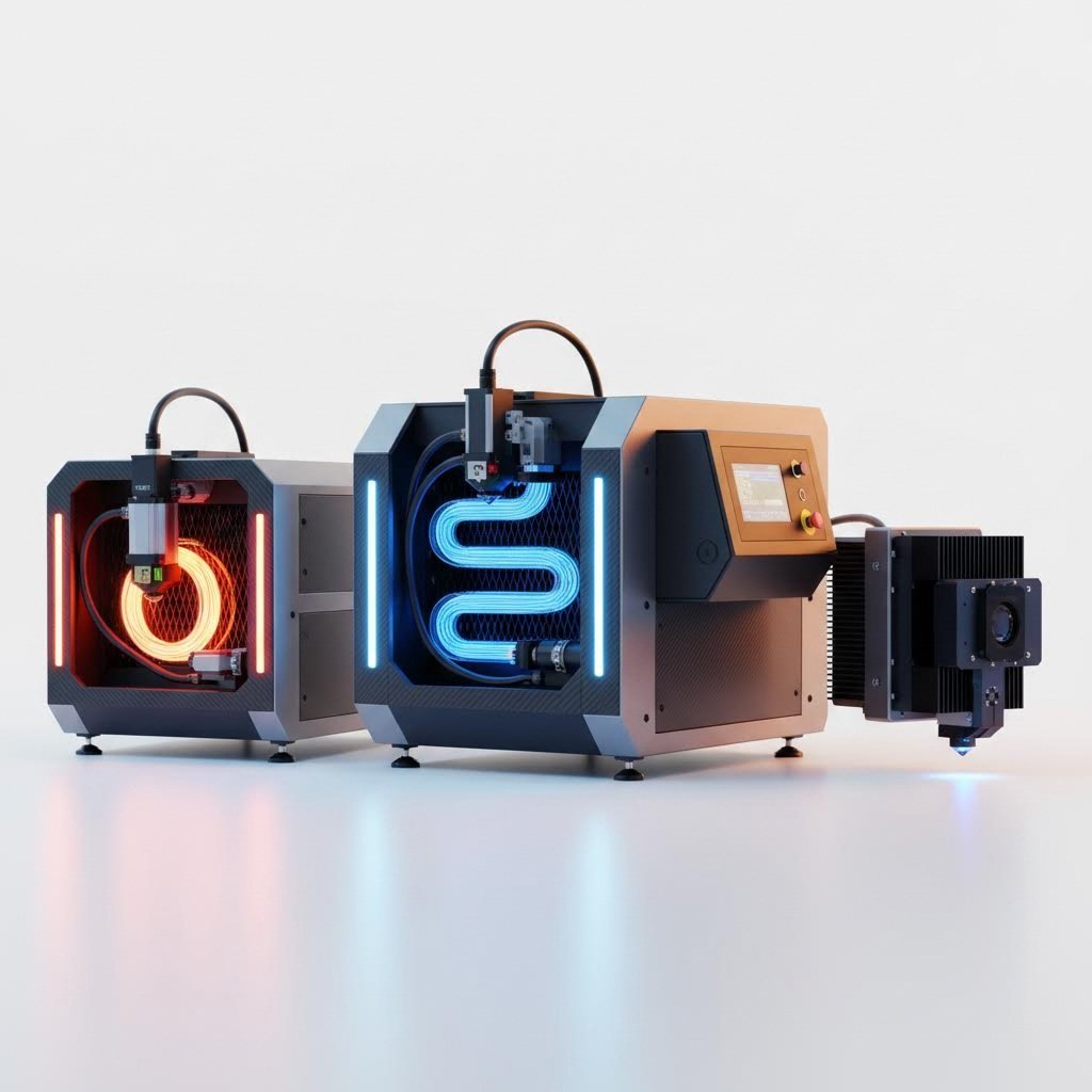 three main laser types for metal cutting fiber co2 and direct diode systems