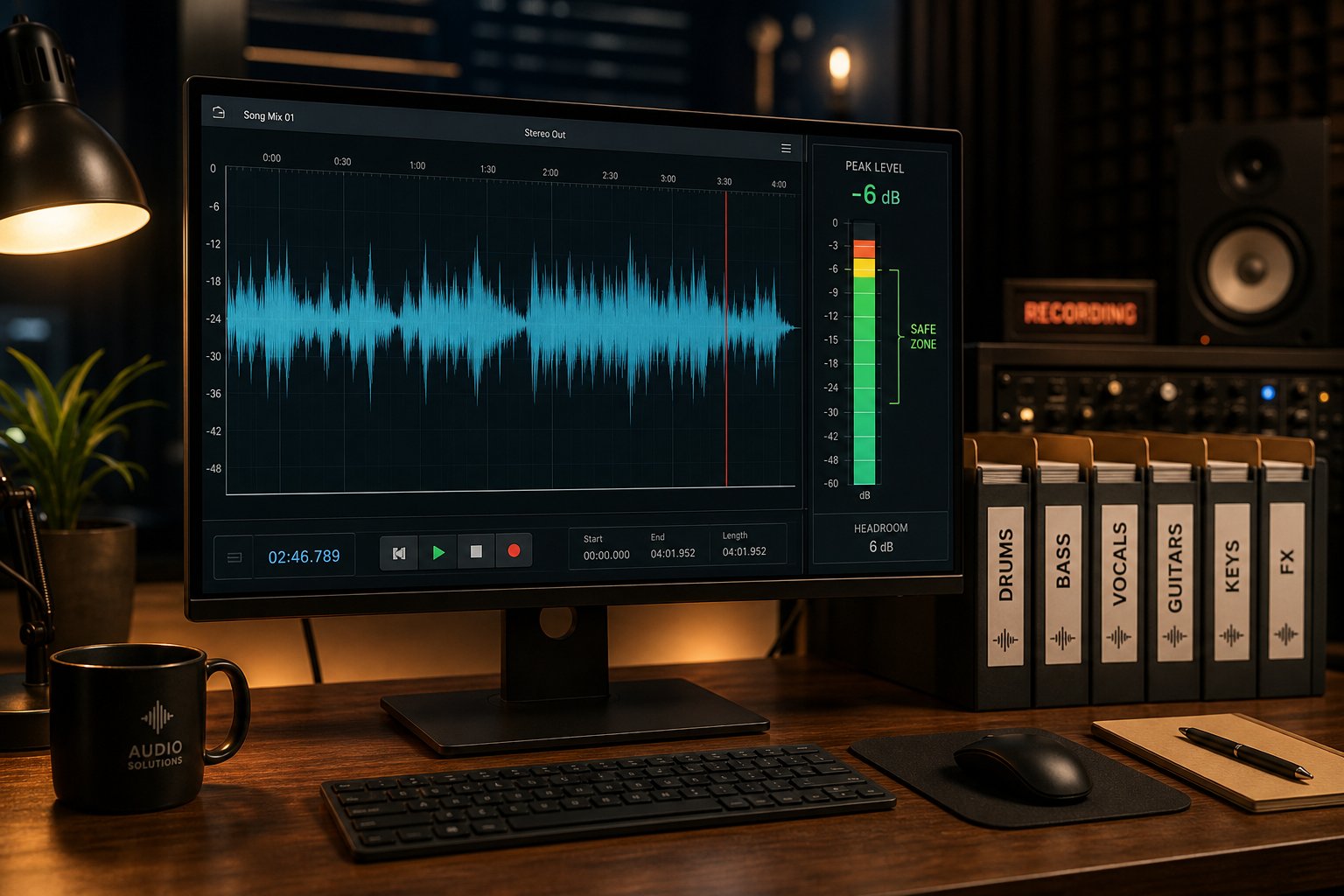 proper file preparation with correct headroom and format settings is the single biggest factor in getting professional ai mastering results