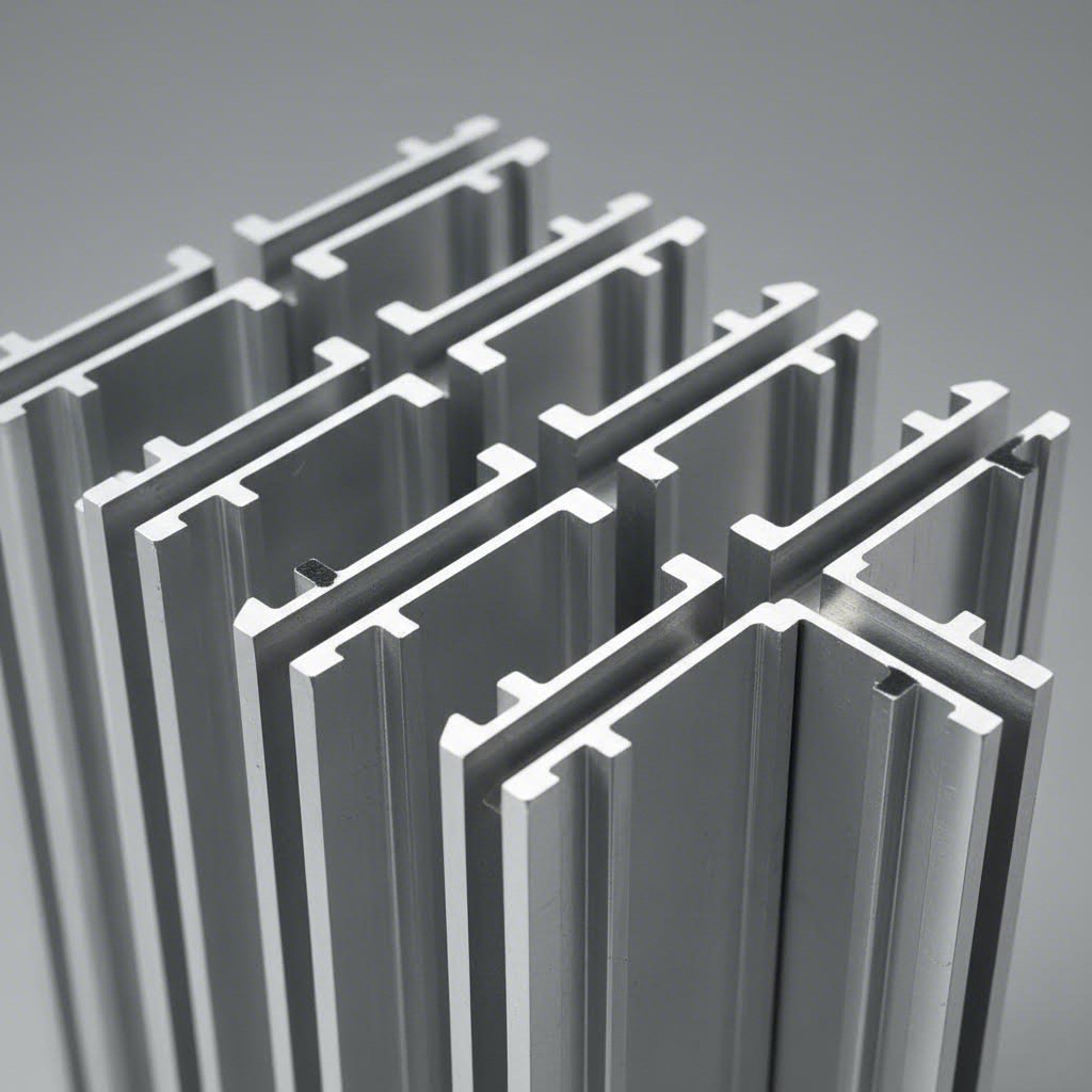 80x40 aluminum t slot extrusion profiles showing rectangular cross section and groove design
