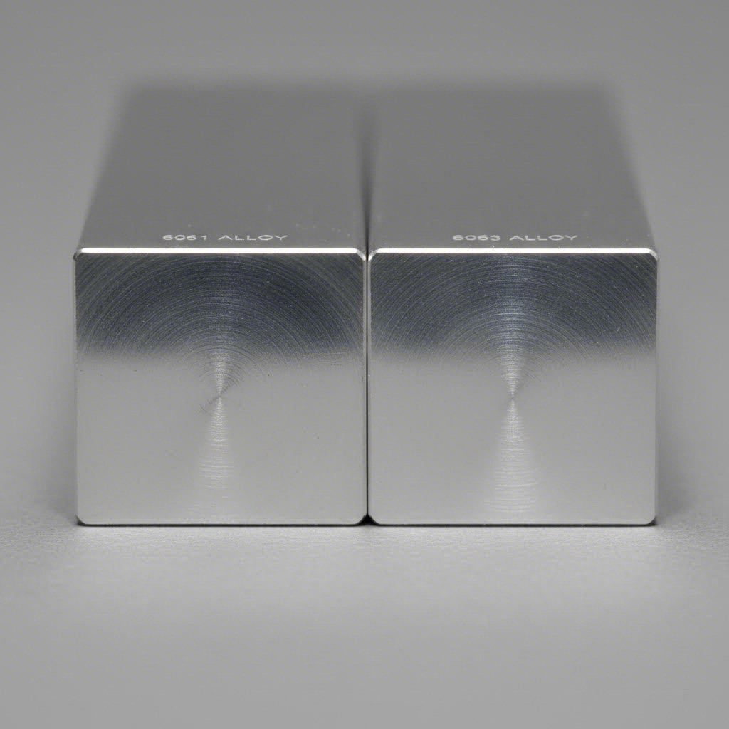 comparison of 6061 and 6063 aluminum alloy square tube profiles
