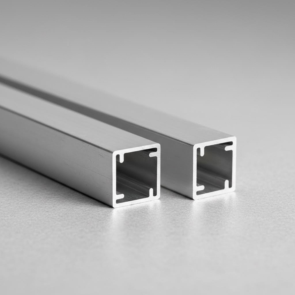 2020 and 2040 aluminum extrusion profiles showing their distinct cross sections and t slot configurations