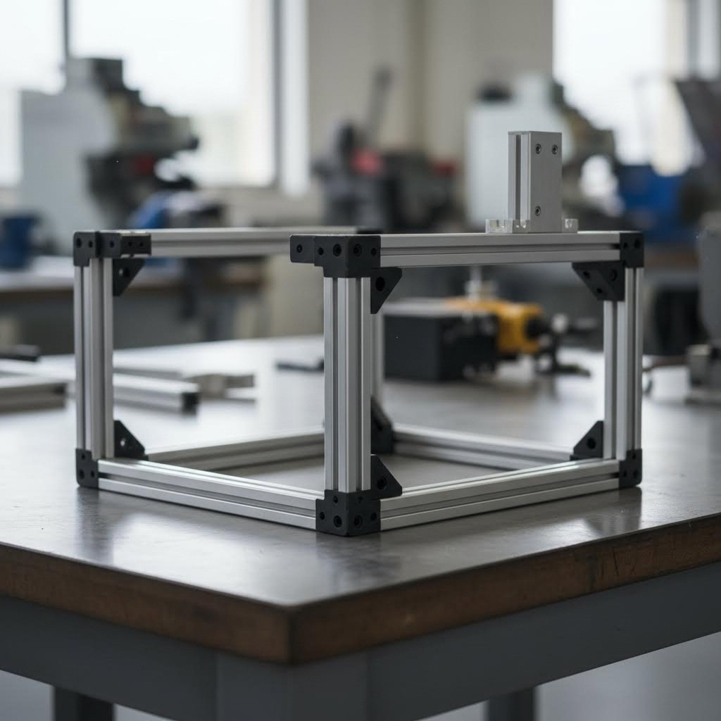 aluminum extrusion frame assembly demonstrating practical profile selection for machine building