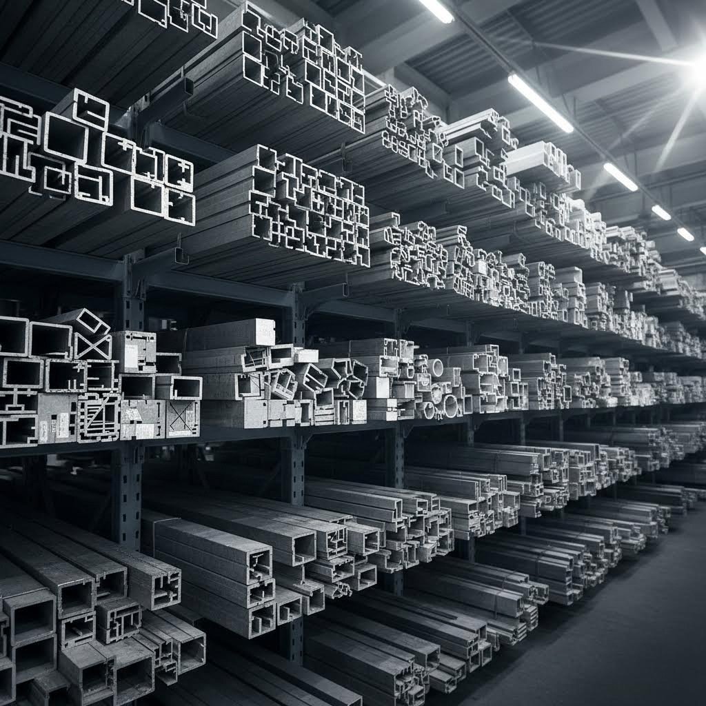 quality aluminum extrusion profiles ready for custom cutting and industrial applications