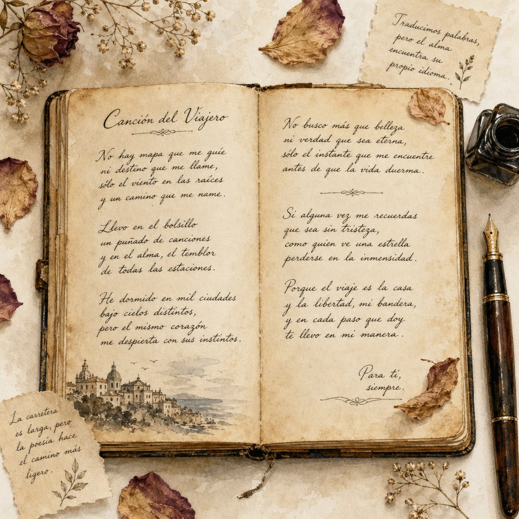 handwritten spanish lyrics on aged paper reflect the poetic beauty of translating sad songs across languages
