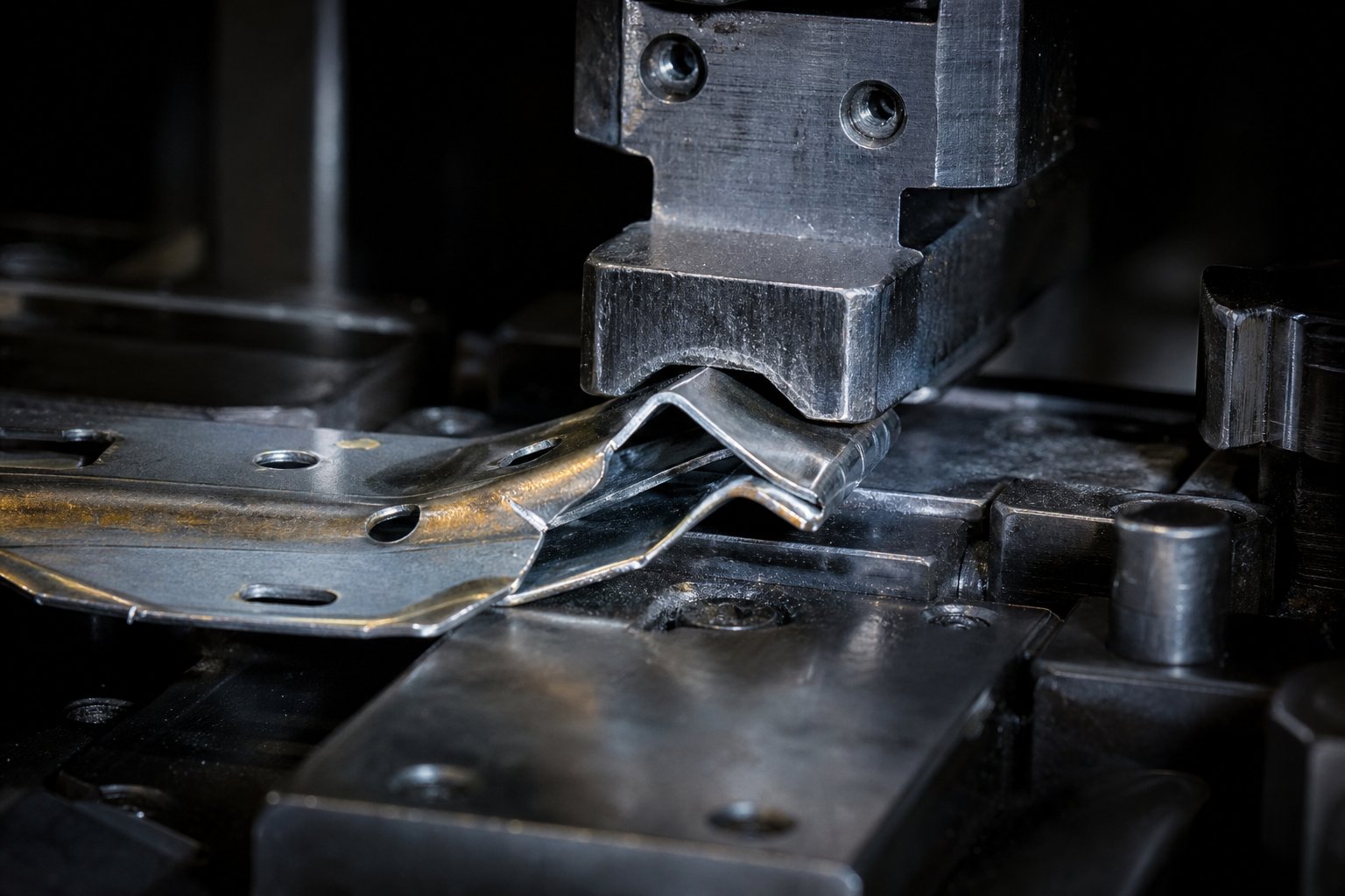 info-1-1 strip buckling from inadequate bypass notch clearance leads to misfeed die damage and costly unplanned production downtime