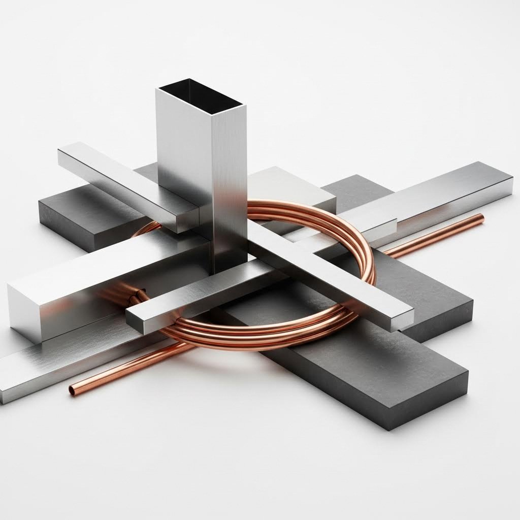 various metal types requiring different sawing techniques and blade configurations