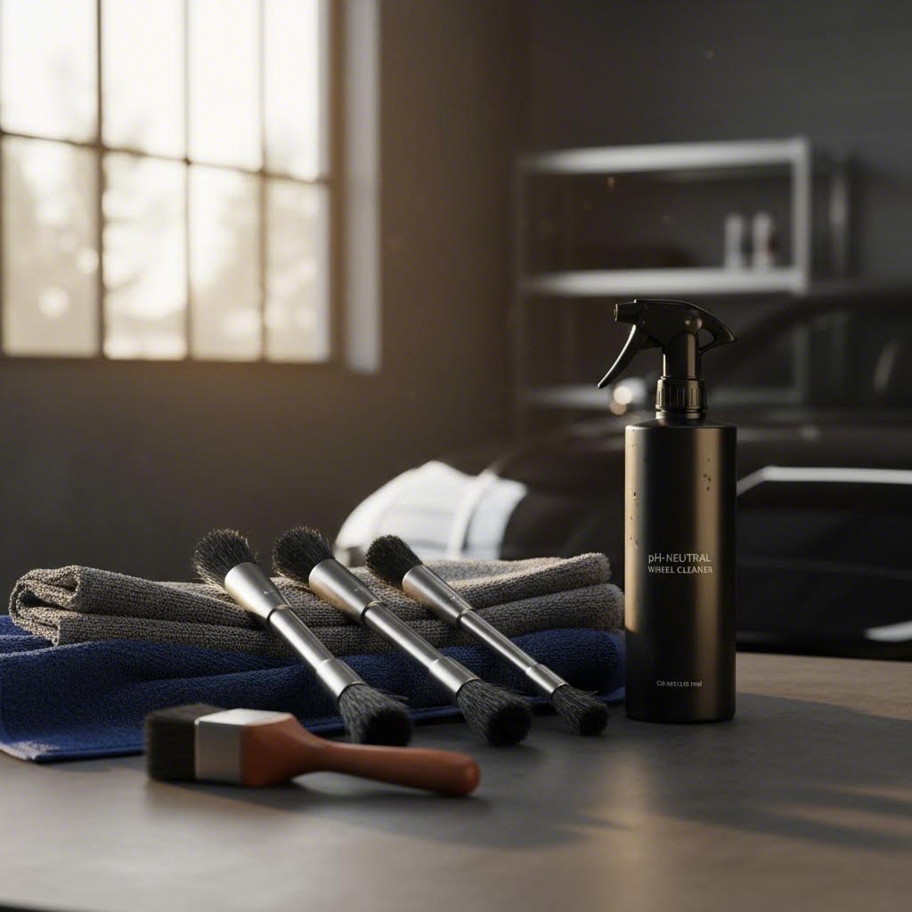 professional grade tools ensure safe and effective forged wheel cleaning