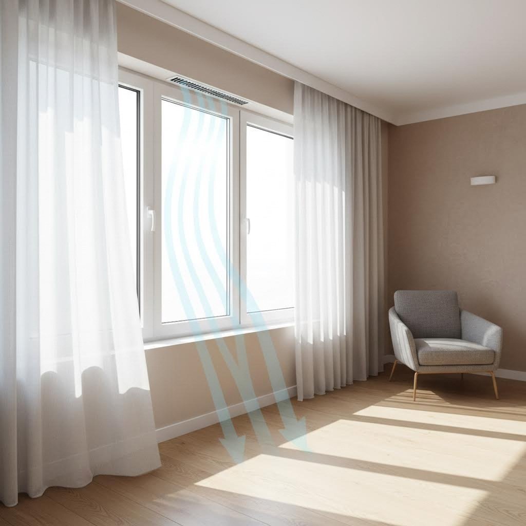 properly installed window trickle vent providing continuous fresh airflow for improved indoor air quality