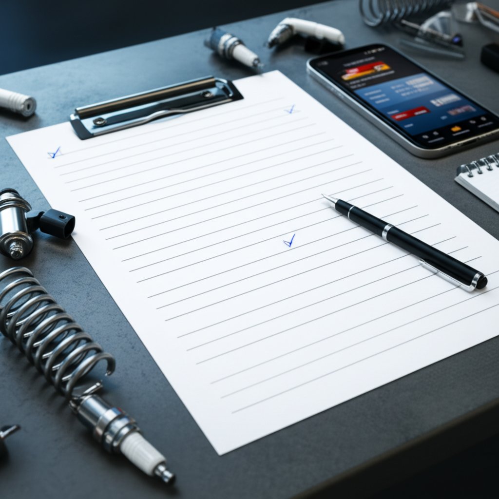 step by step checklist for ordering and inspecting oem automotive parts