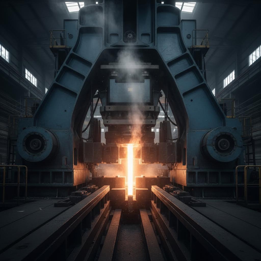 aluminum extrusion press transforming heated billets into precision solar frame profiles