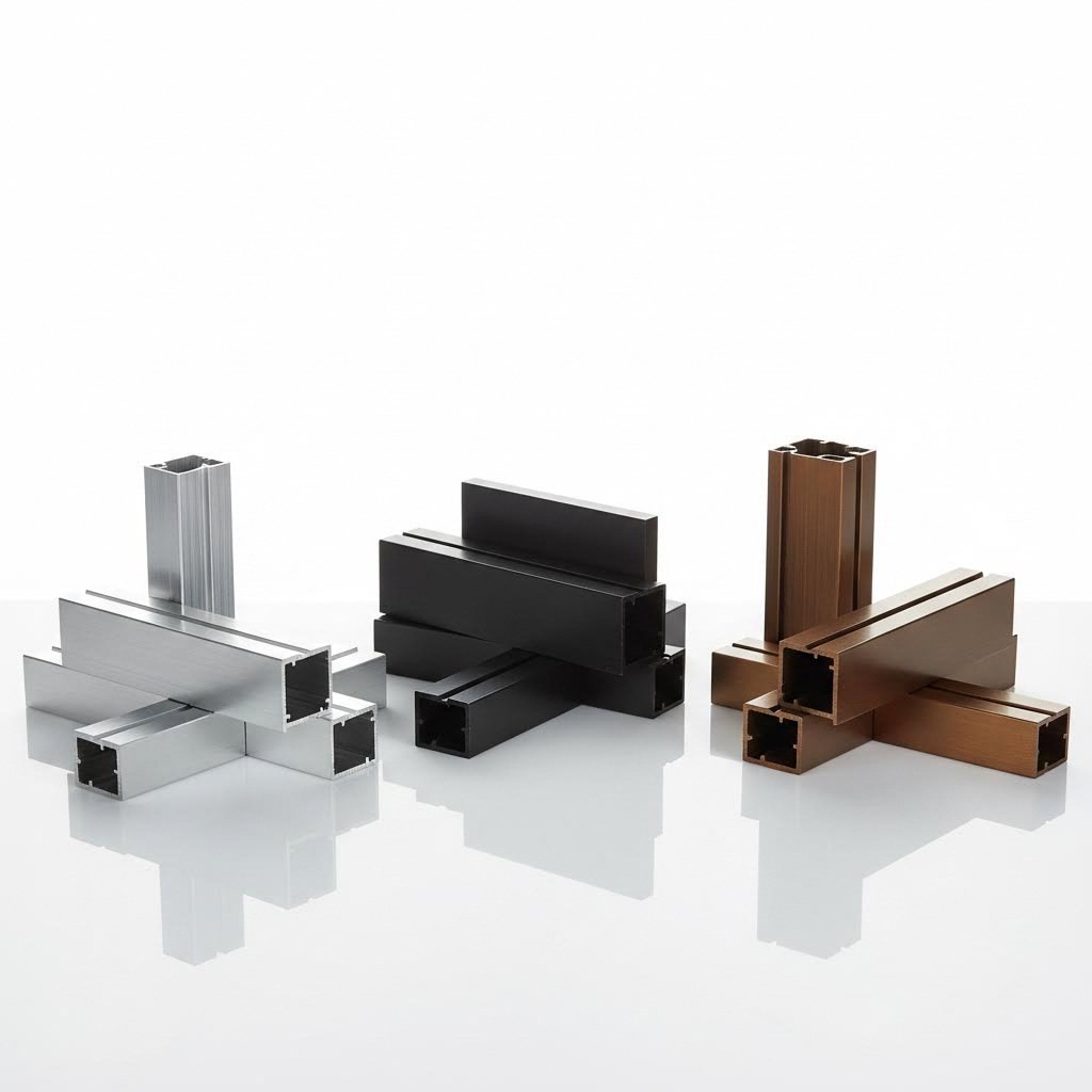 aluminum extrusion surface finish options from anodized to powder coated