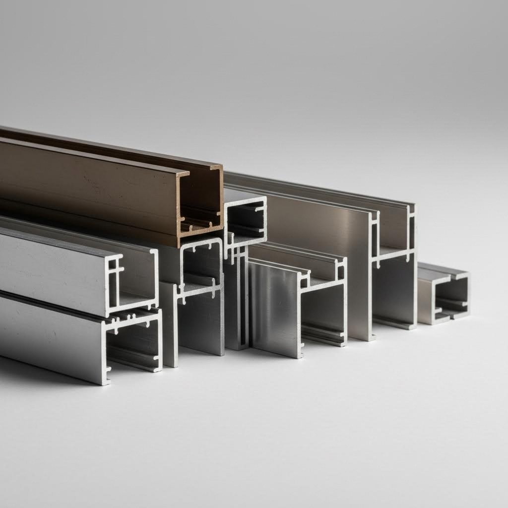 precision aluminum glazing extrusion profiles showcasing various architectural applications
