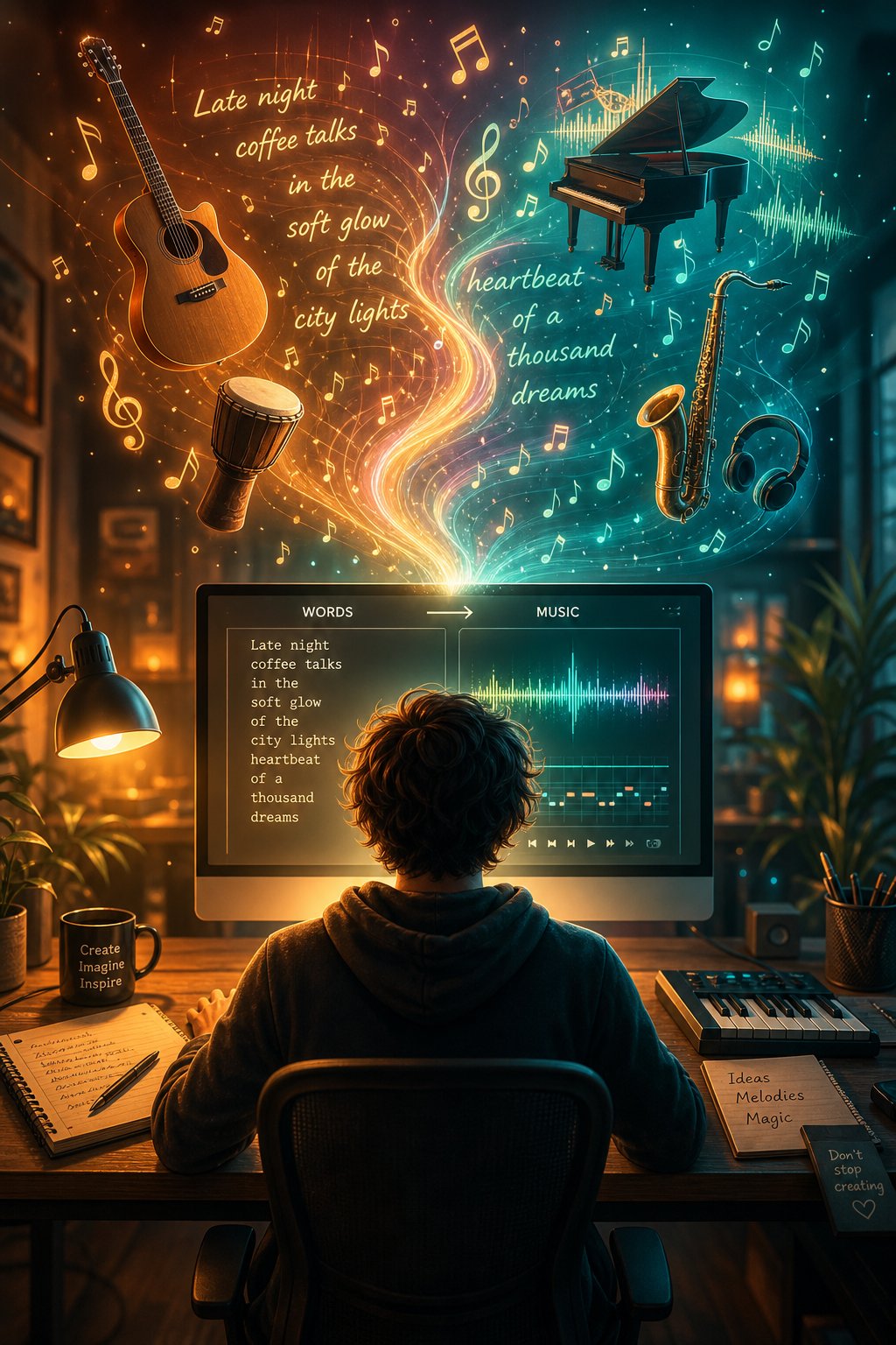 effective music prompts specify genre mood instrumentation tempo and structure to guide ai toward distinctive output