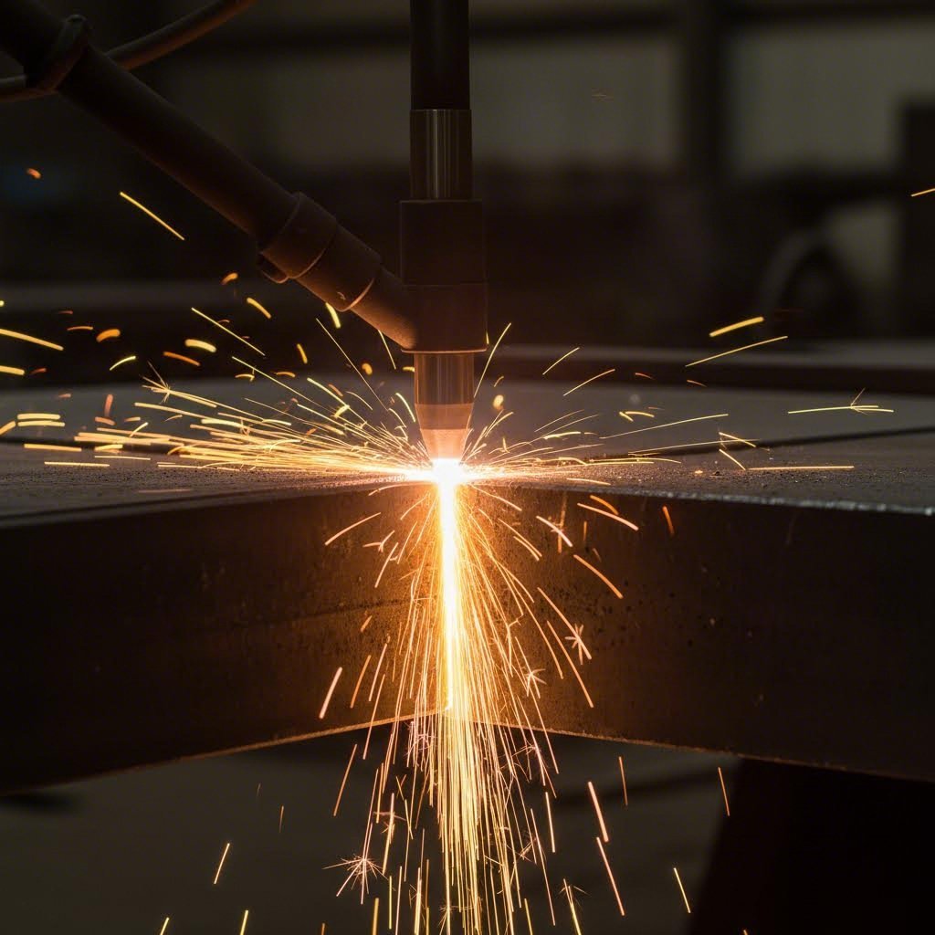 plasma cutting delivers fast efficient cuts through heavy steel plate
