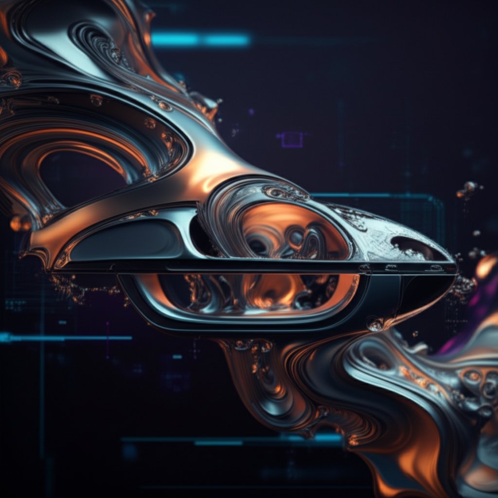 conceptual image of molten zinc alloy forming a precise automotive part