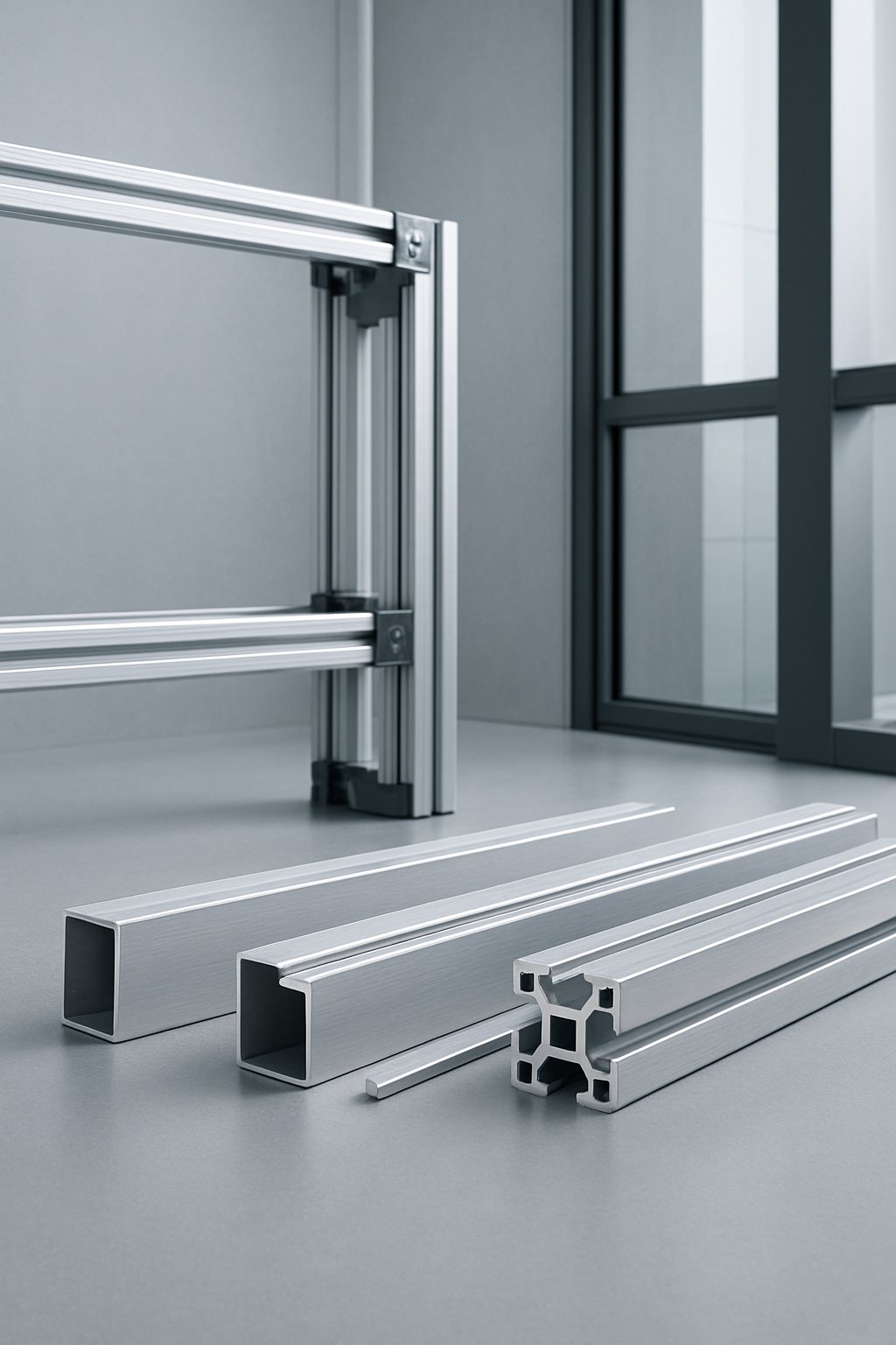 aluminium profile types for industrial modular and architectural use