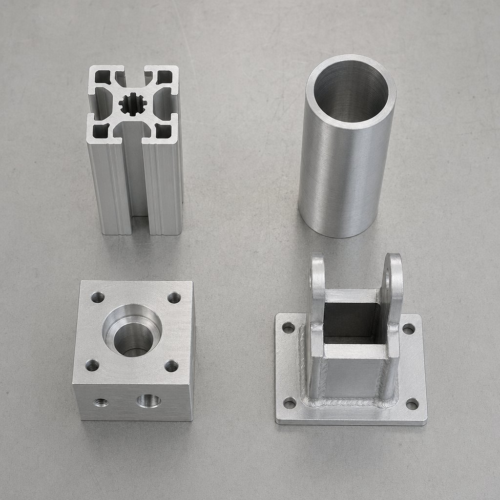 comparing custom aluminum extrusion with stock machined and fabricated options