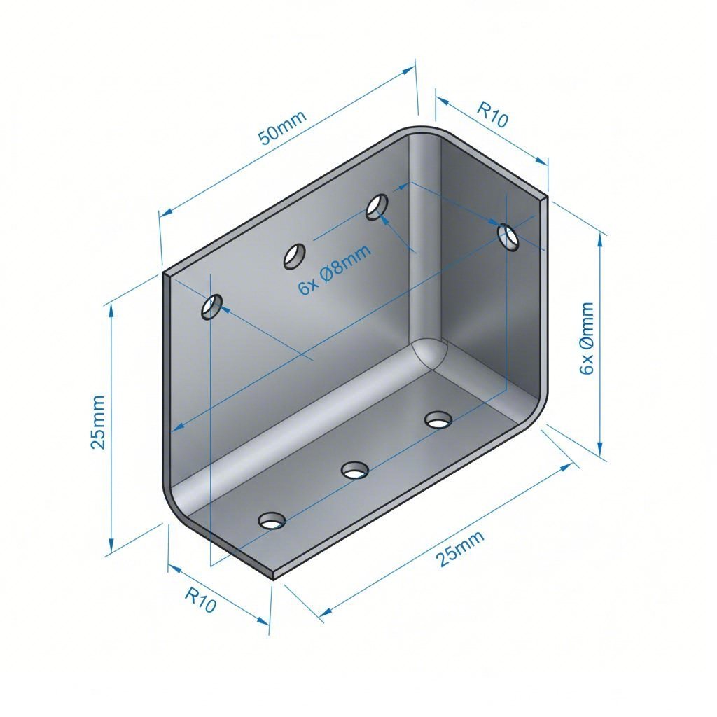 dfm principles illustrated proper bend radii hole placement and relief cuts