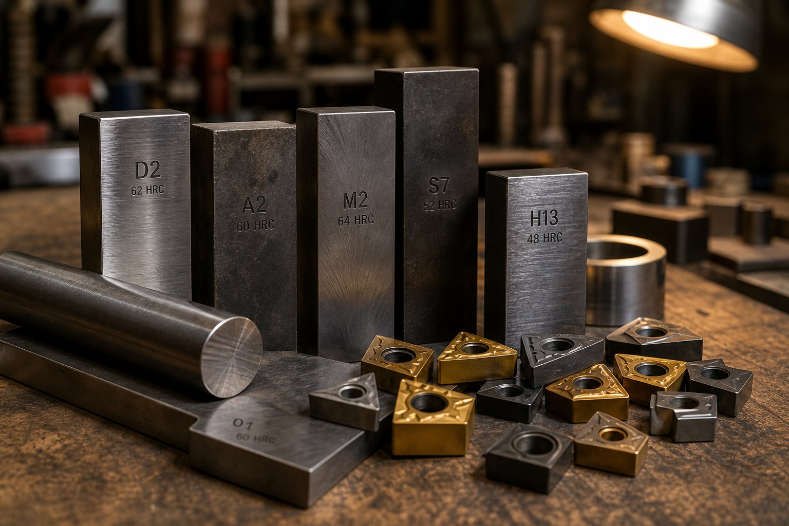 info-1-1 tool steel grades and carbide inserts with different surface treatments used in stamping die construction