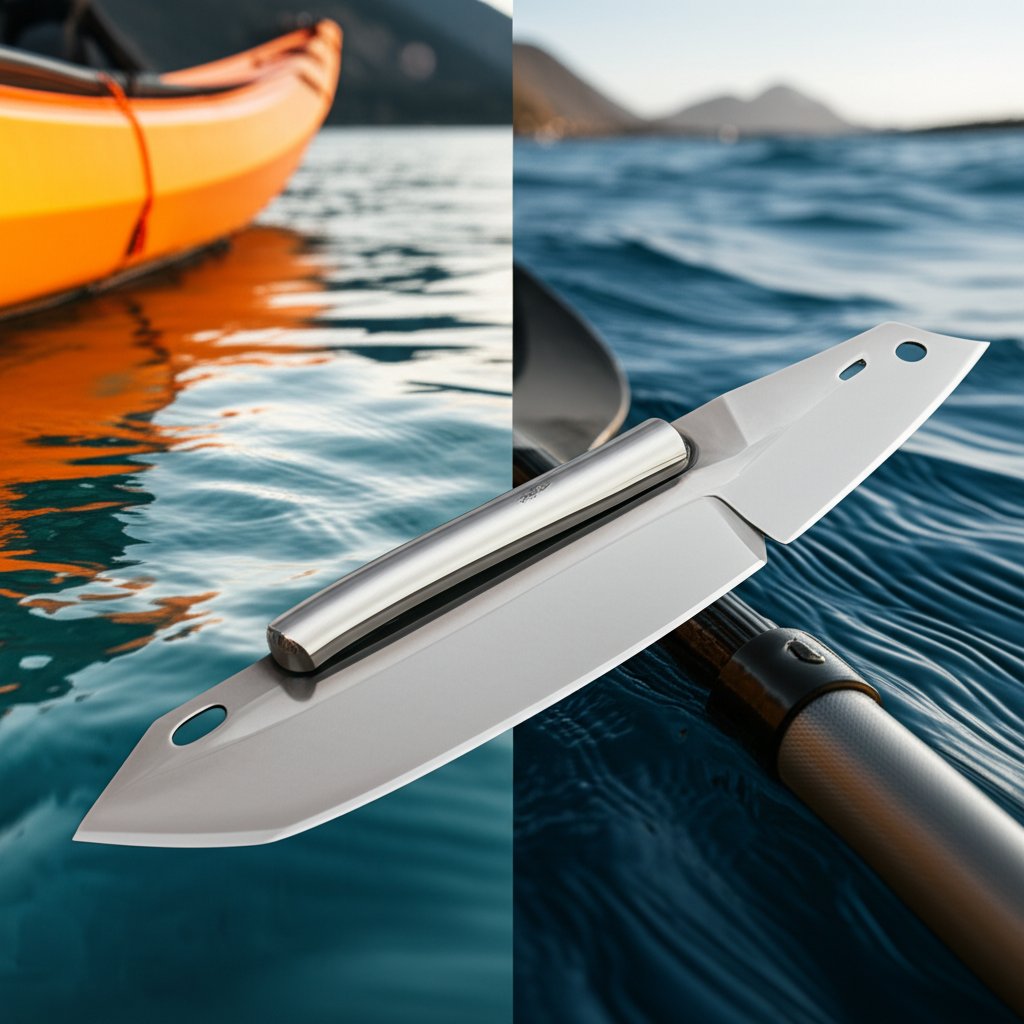 titanium blades and gear resist rust in freshwater and saltwater environments