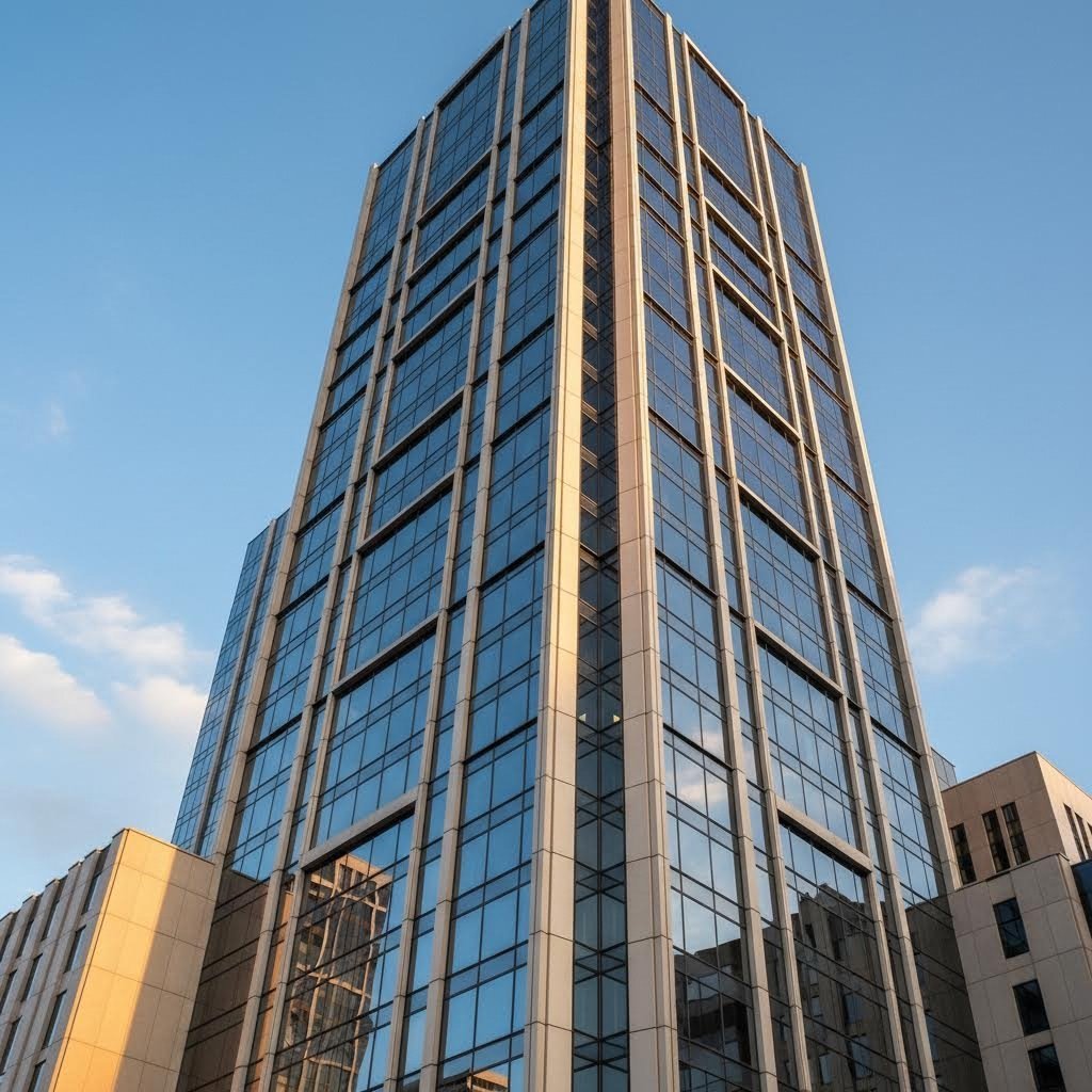 architectural curtain wall system utilizing precision aluminum extrusion profiles