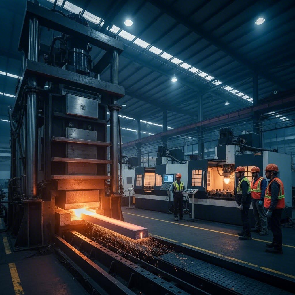 modern aluminum extrusion fabrication facility combining extrusion presses with cnc machining capabilities