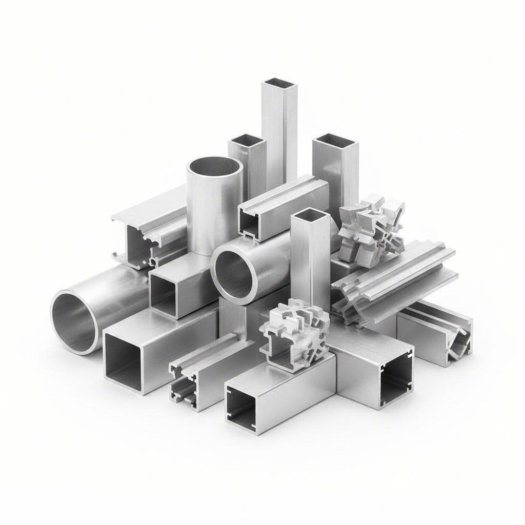 various aluminum extrusion profile shapes available for different fabrication applications