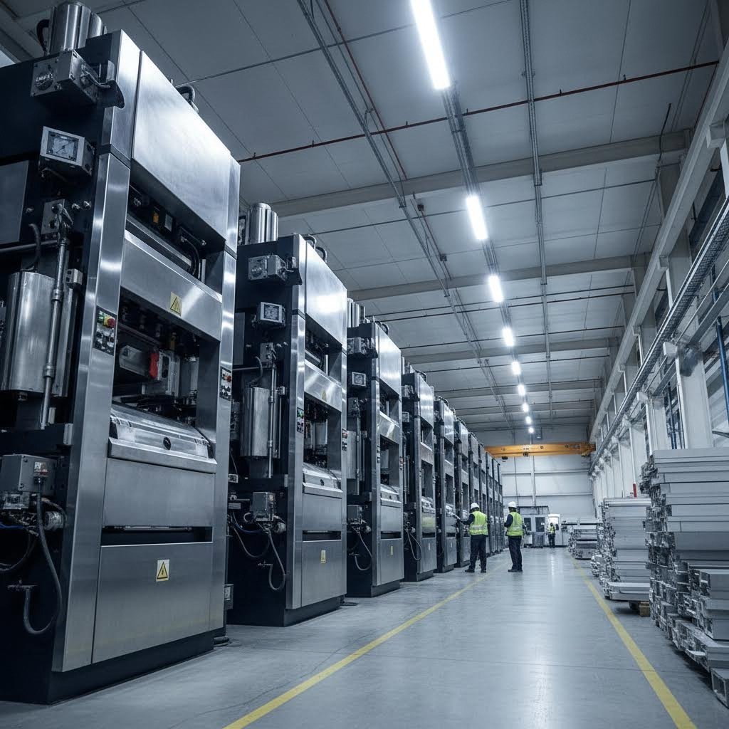advanced extrusion facility with comprehensive quality control capabilities