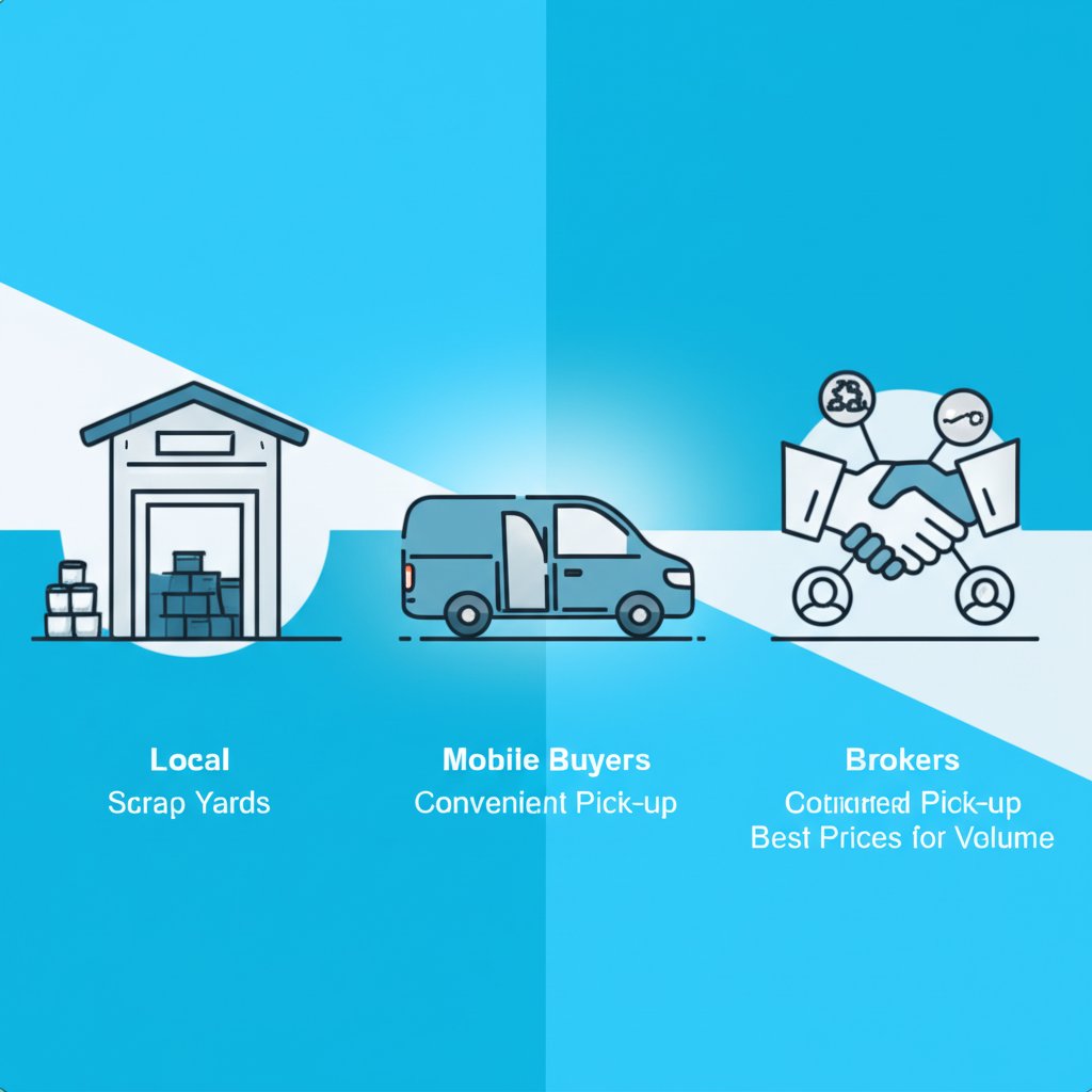 comparing selling options for your aluminum scrap