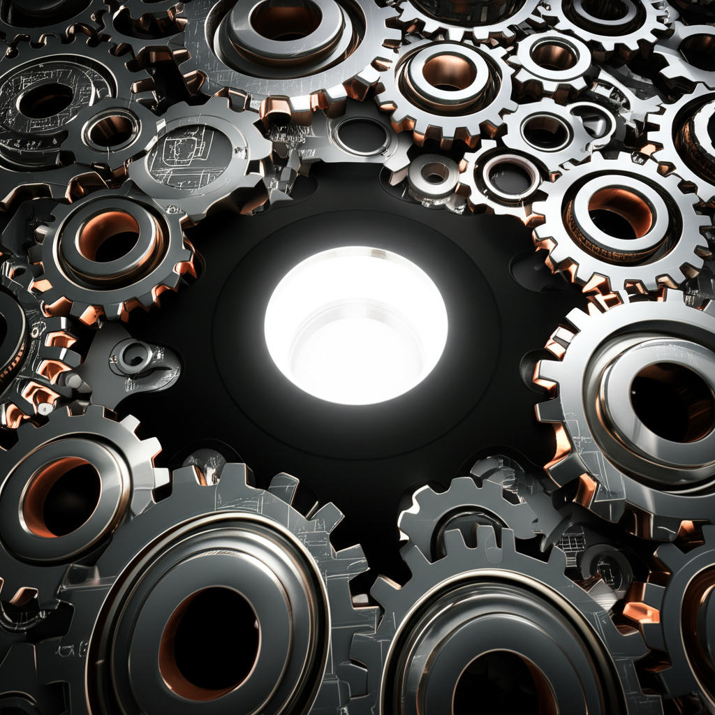 conceptual art of a resilient automotive forging supply chain network