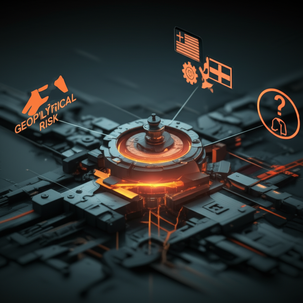 diagram of key vulnerabilities and disruptions in the forging supply chain
