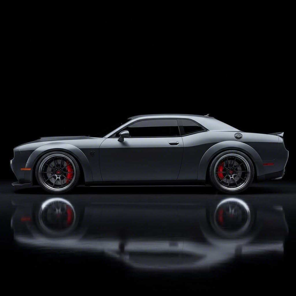 platform specific wheel fitment on a performance vehicle